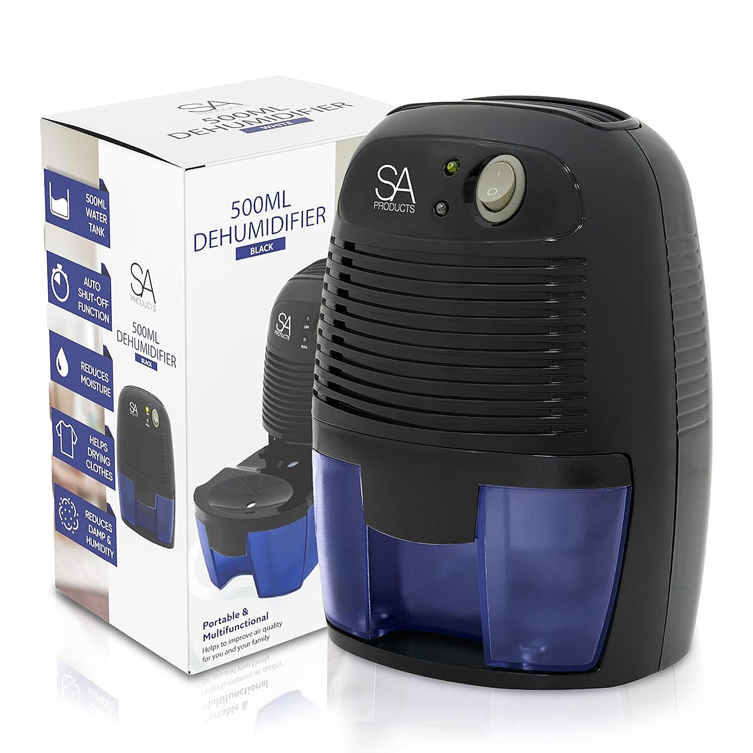 Dehumidifier with Auto Shut-off feature - Black