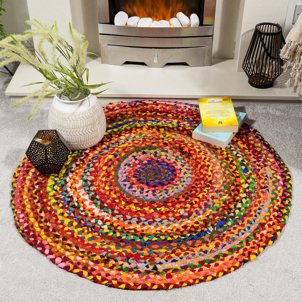 IW Cotton Rug and Door Mat (Size 1x150 cm) - Multi Color_8060842
