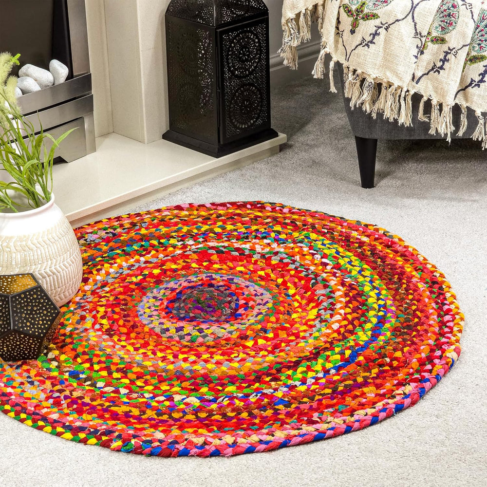IW Cotton Rug and Door Mat (Size 1x150 cm) - Multi Color_8060842_1