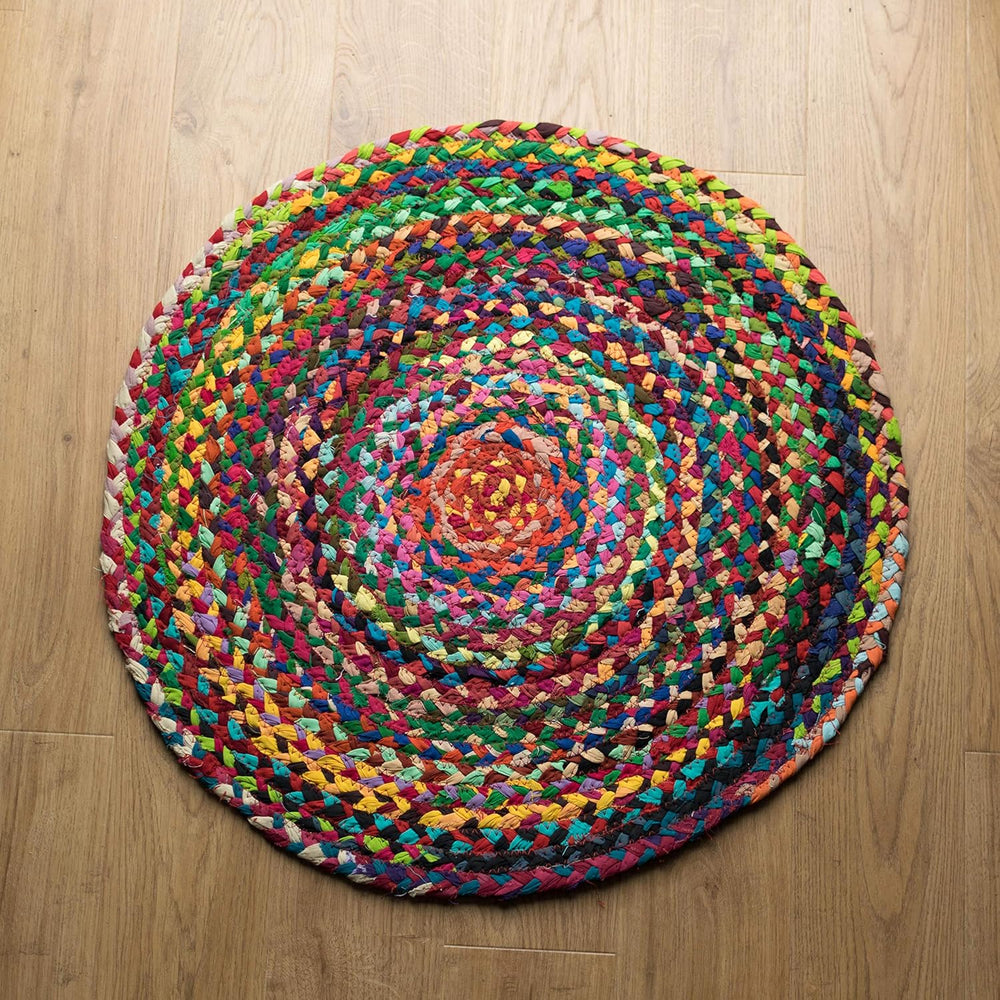 IW Cotton Rug and Door Mat (Size 1x150 cm) - Multi Color_8060842_3