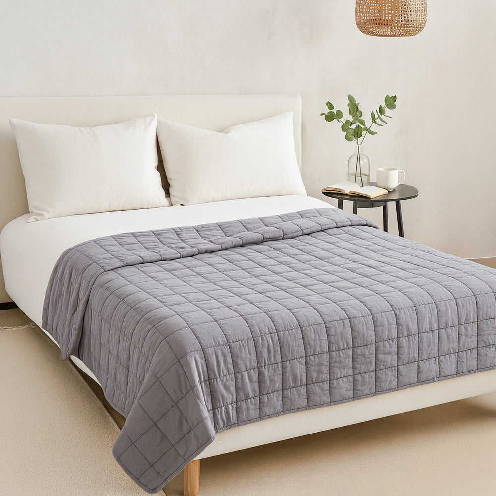 IW  Bedding Set (Size 10x150 cm) - Grey_8060843