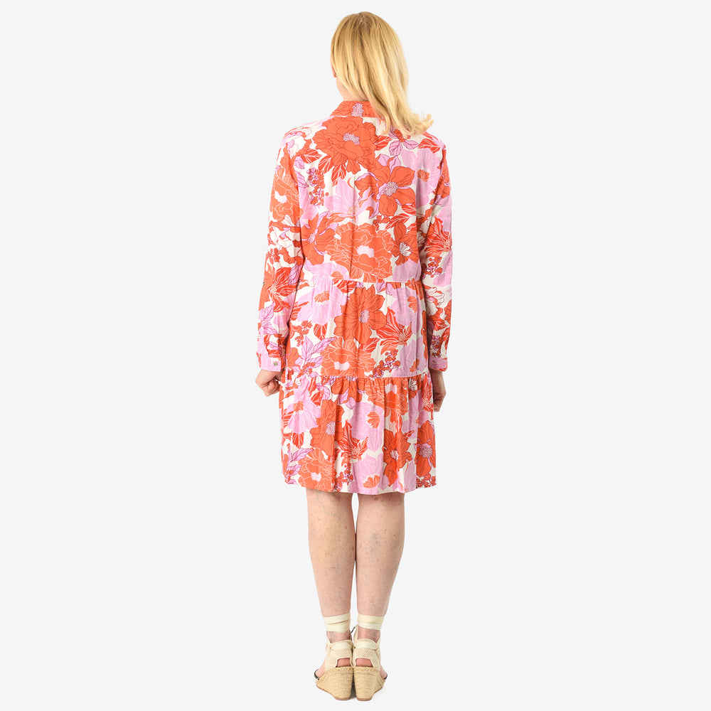 Closeout Deal Printed Tunic Top (Size 22) - Orange Purple_8061662_4