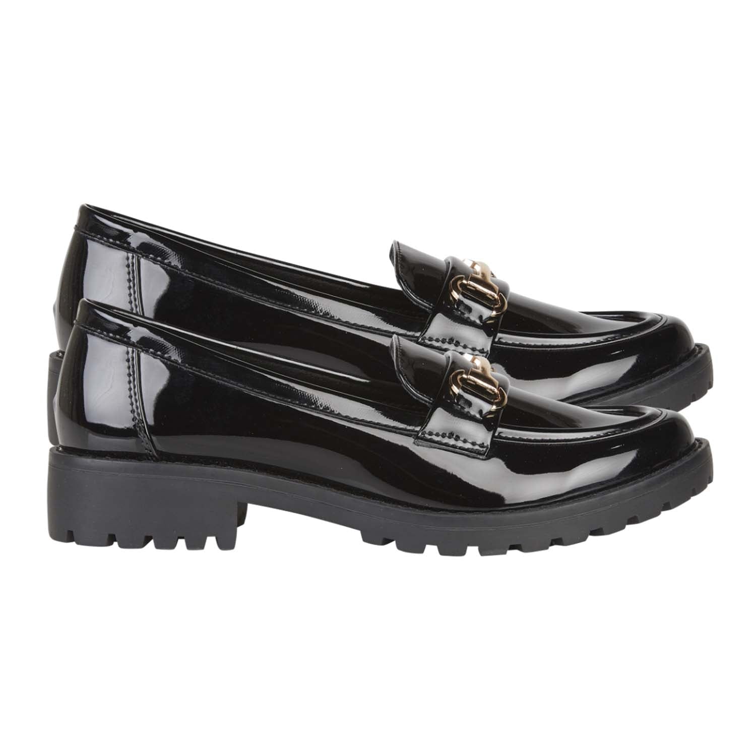 Emma Ladies Godiva Slip on Loafer Shoes (Size 6) - Black Patent_8064657_2