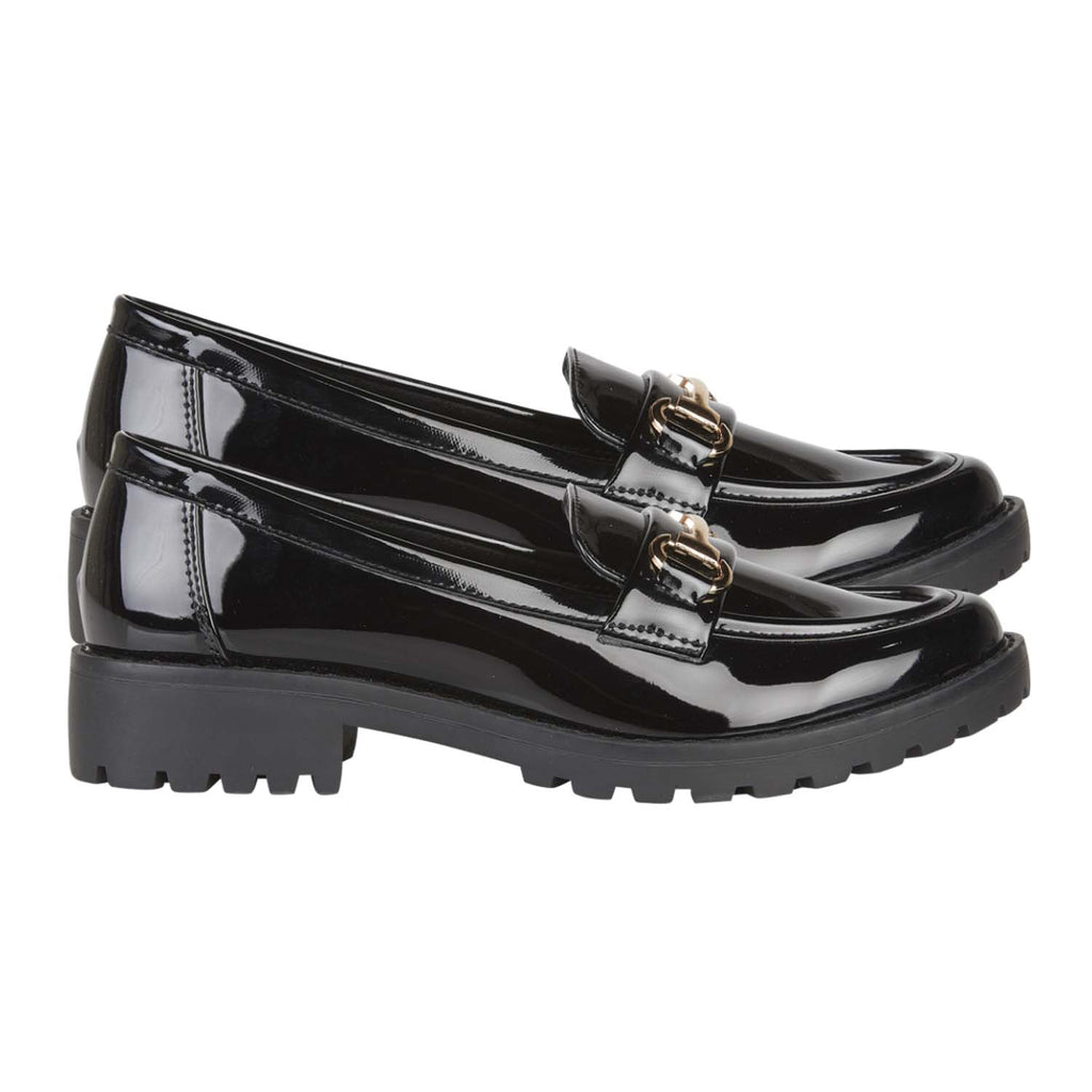 Emma Ladies Godiva Slip on Loafer Shoes (Size 7) - Black Patent_8064658_2