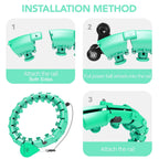 Weighted Smart Hoola Hoops - Mint Green