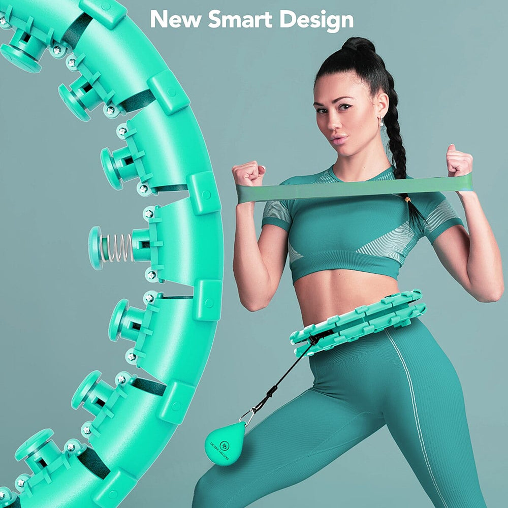 Weighted Smart Hoola Hoops - Mint Green