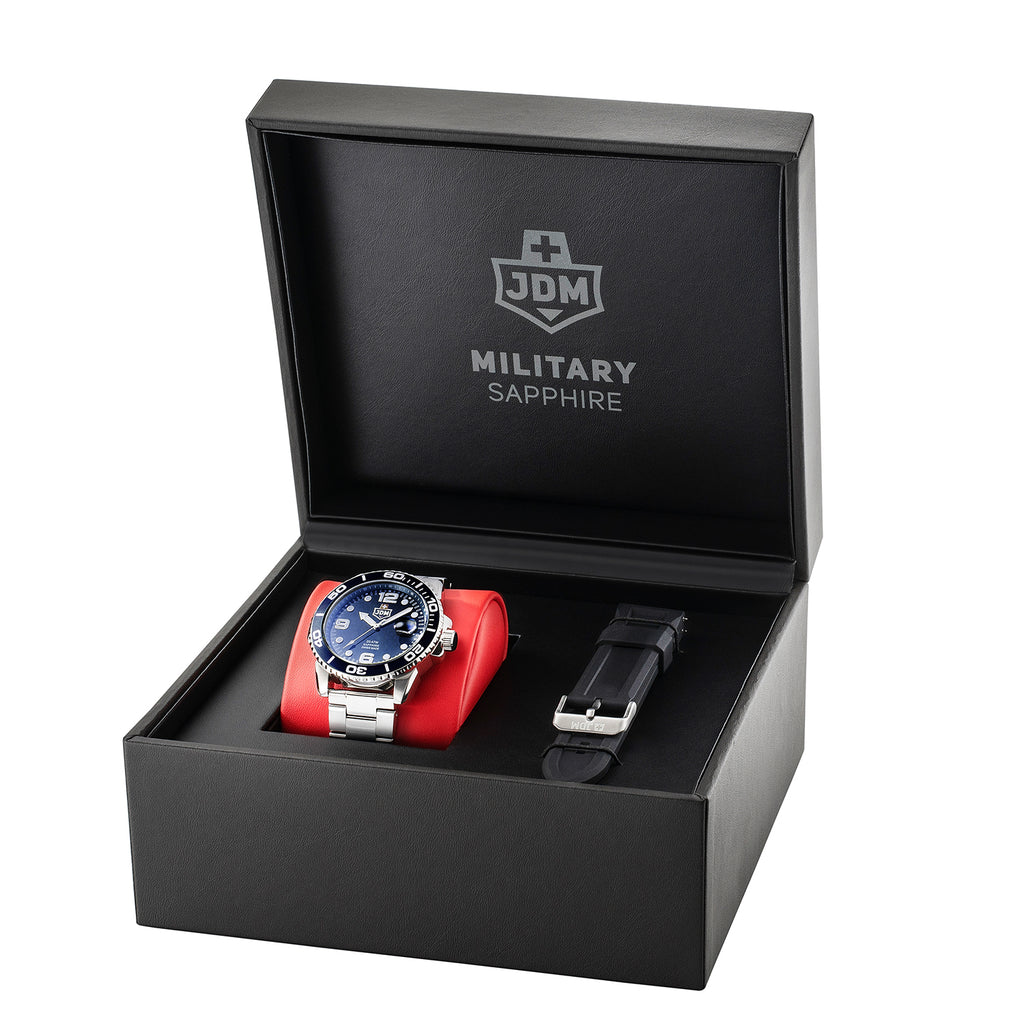 JDM Military Swiss Mens Watch in Stainless Steel_8070739_4