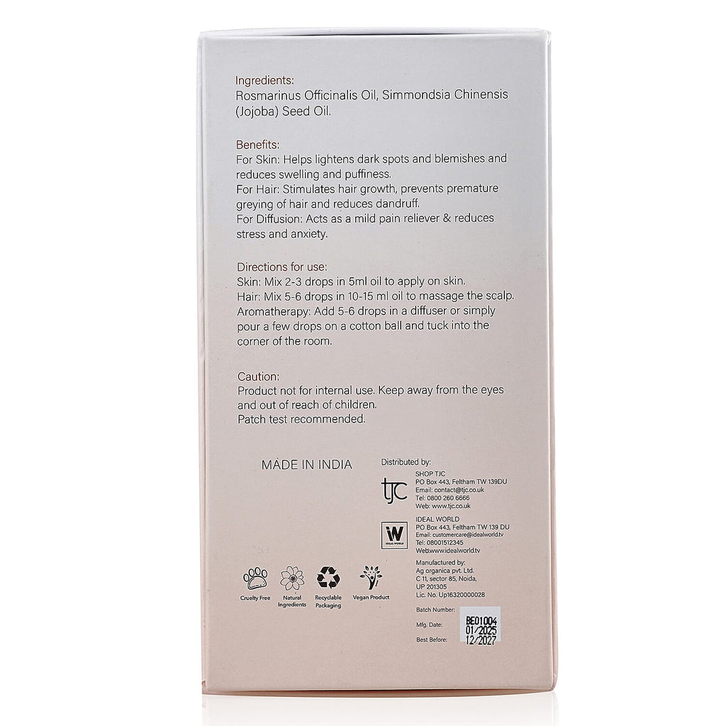 Marigold & Lotus Rosemary & Jojoba Oil 100% pure