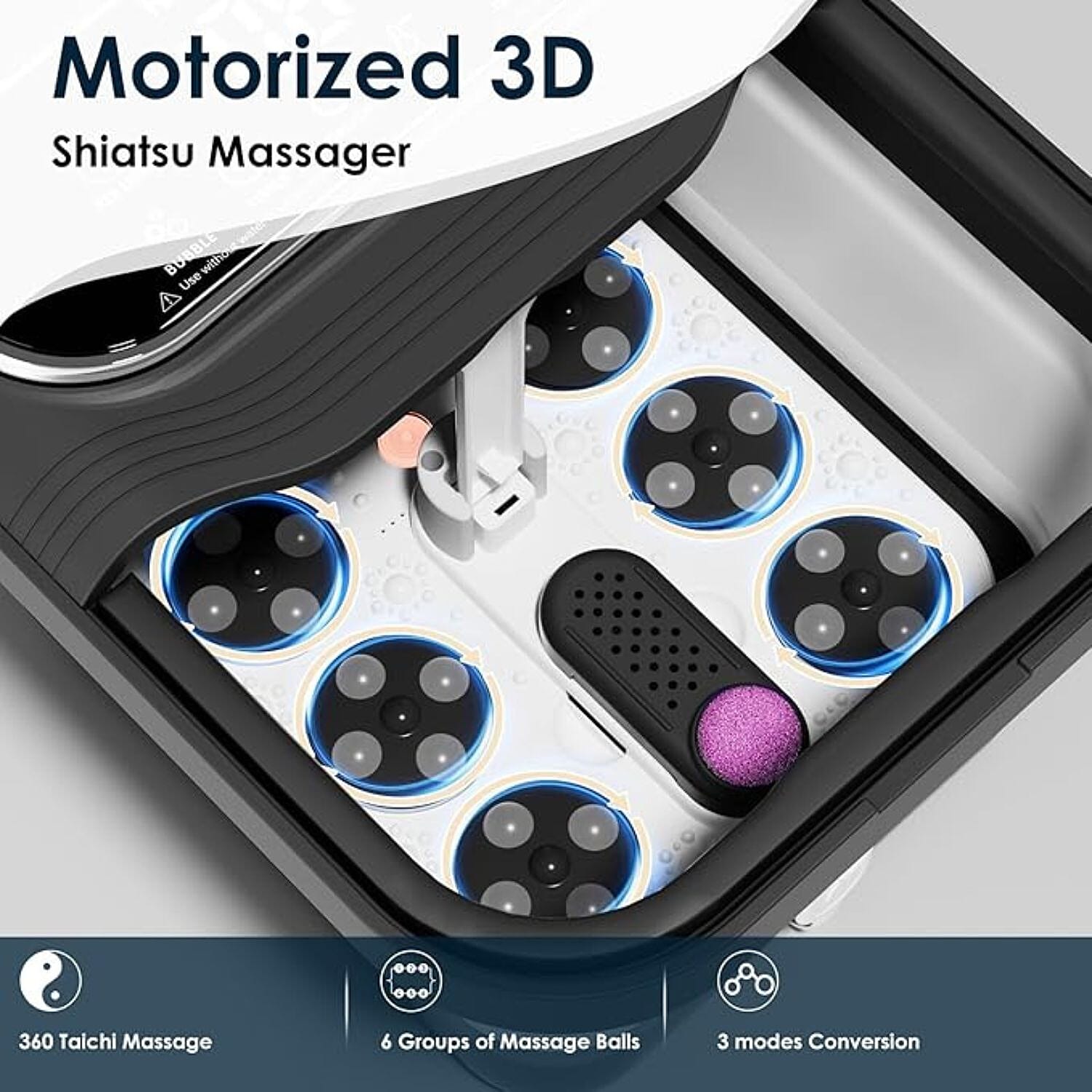 Bliss - Beyond Foldable Foot Spa Massager with Bubbles - Heat Function