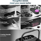 Bliss - Beyond Foldable Foot Spa Massager with Bubbles - Heat Function