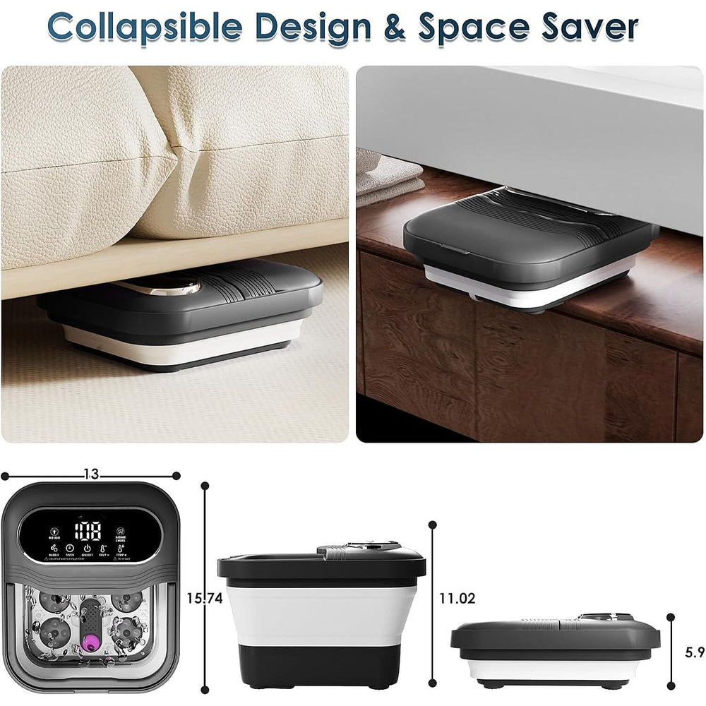 Bliss - Beyond Foldable Foot Spa Massager with Bubbles - Heat Function
