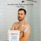 Homesmart 25-Piece Bath Wipes with Nature Scent
