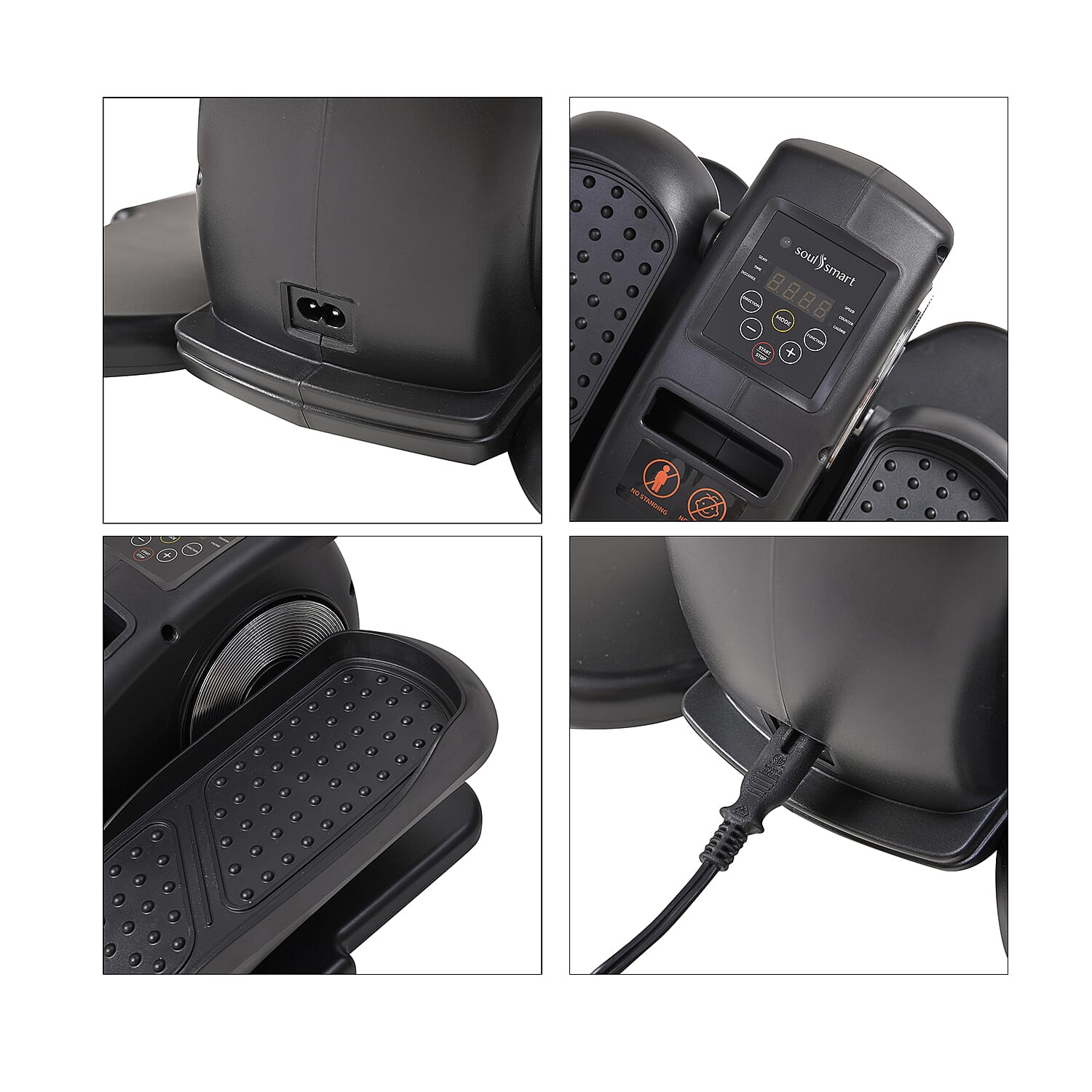 Bliss - Beyond Electric Stepper with Elliptical Pair Belt LCD Display - Black