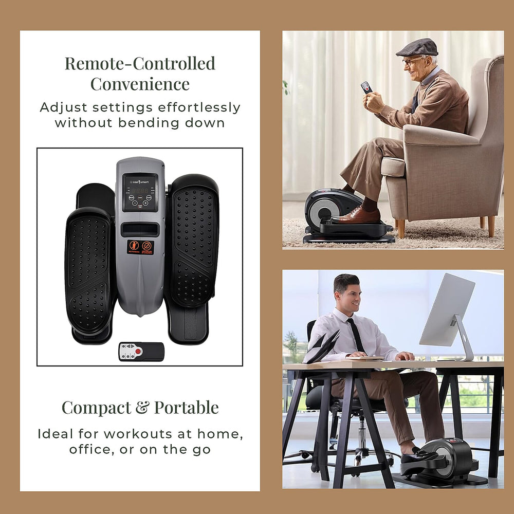 Bliss - Beyond Electric Stepper with Elliptical Pair Belt LCD Display - Grey