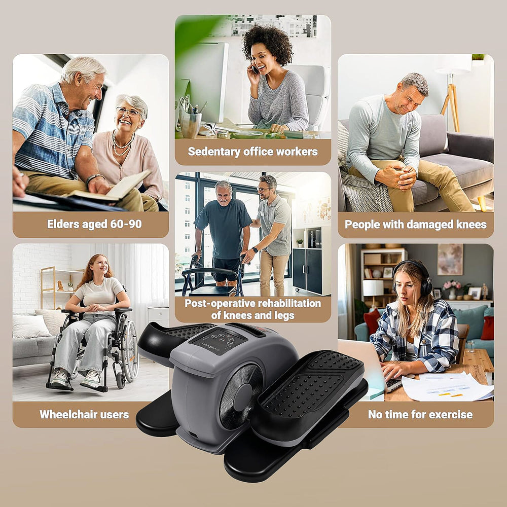 Bliss - Beyond Electric Stepper with Elliptical Pair Belt LCD Display - Grey