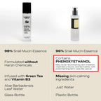 Benjamin Button Snail Serum with 98% Snail Mucin - 100ml - Highest Snail Mucin Content