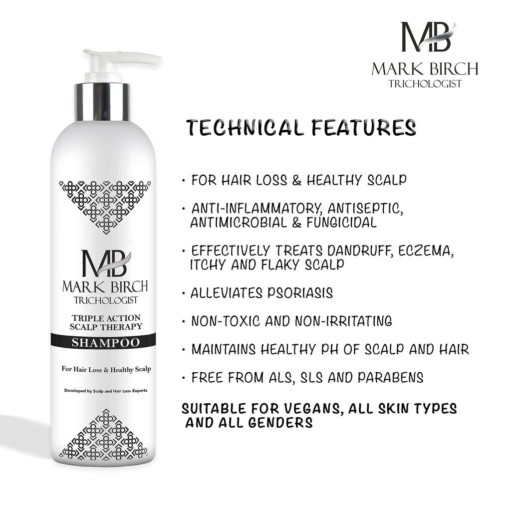 Mark Birch Triple Action Scalp Therapy Shampoo - 250ml