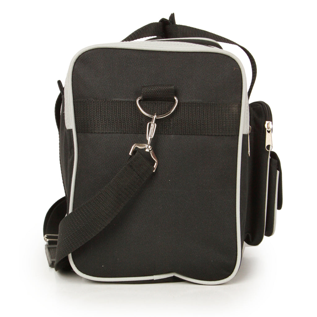 IW PU Travel Bag (Size 27x20x41 cm) - Black Light Grey_8082650_2