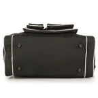 IW PU Travel Bag (Size 27x20x41 cm) - Black Light Grey_8082650_3