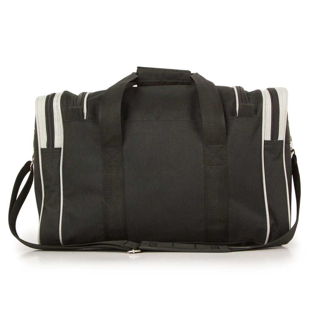 IW PU Travel Bag (Size 27x20x41 cm) - Black Light Grey_8082650_4