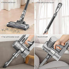 LAST CHANCE OFFER -VAKYOU PRO - VC002 Cordless Vacuum Cleaner with LED Touch Display - Grey