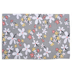 Homesmart 3-Piece Floral Print Duvet Set with Pillow Covers & Storage Bag (Size King) - Grey_8083341_5