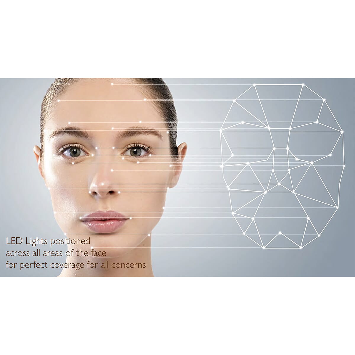 Lab Life Elysium Viscero-Dermal LED Powerful Face Device (660 LED Lights) - Exclusive Lifetime Warranty
