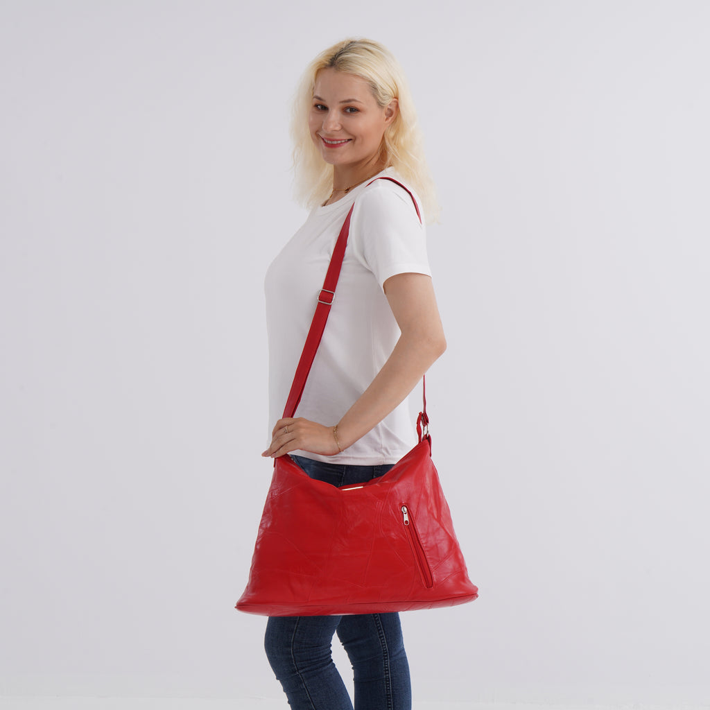 Crossbody Bag (Size - One Size) - Red & Black_8087922_1