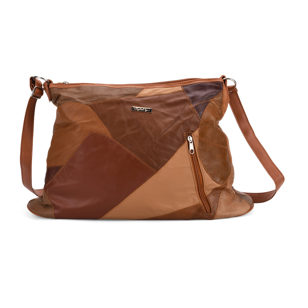 Crossbody Bag (Size - One Size) - Camel & Black_8087926