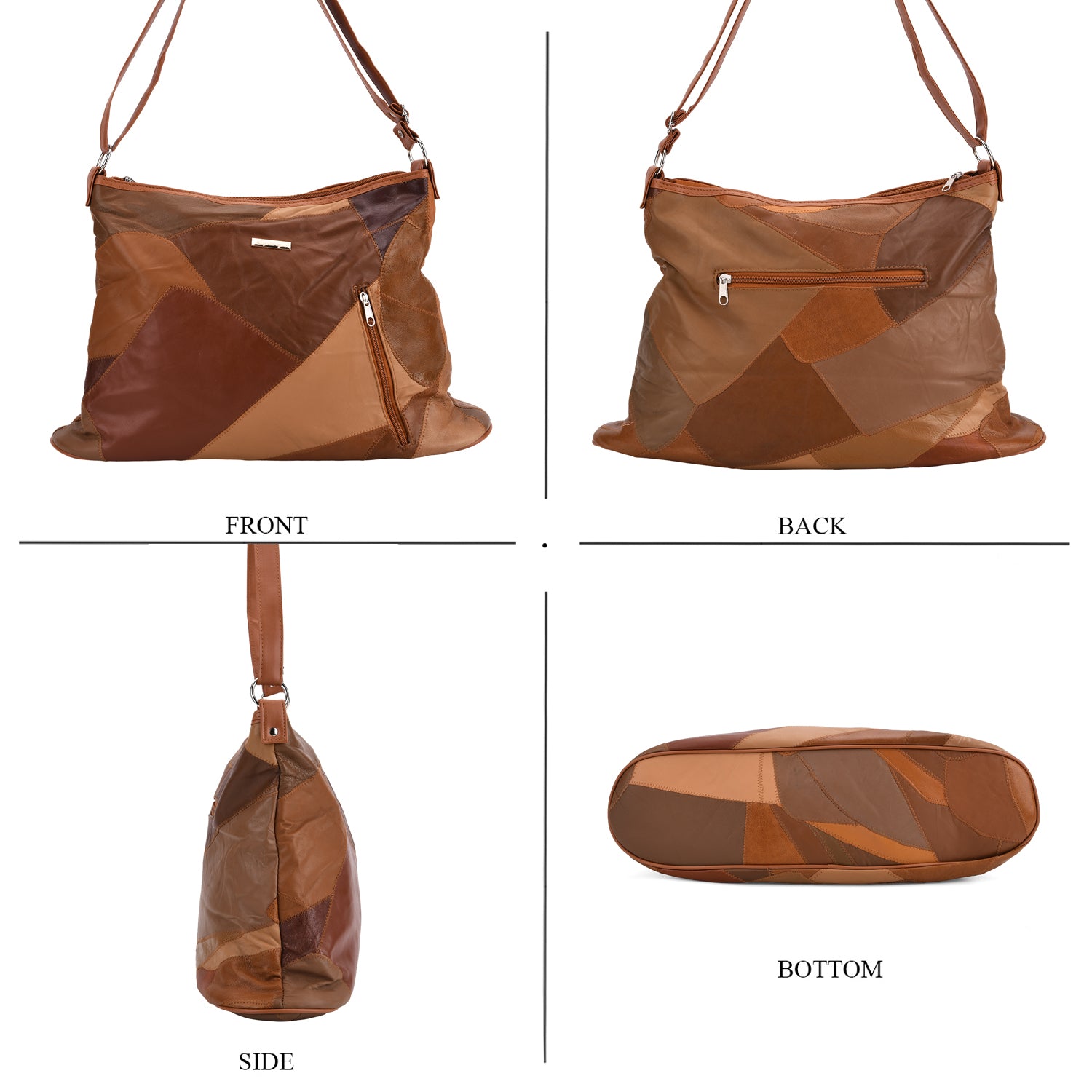 Crossbody Bag (Size - One Size) - Camel & Black_8087926_3