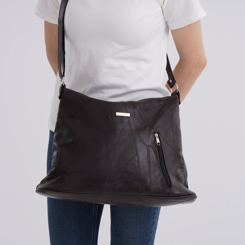 Crossbody Bag (Size - One Size) - Brown & Black_8087929_2