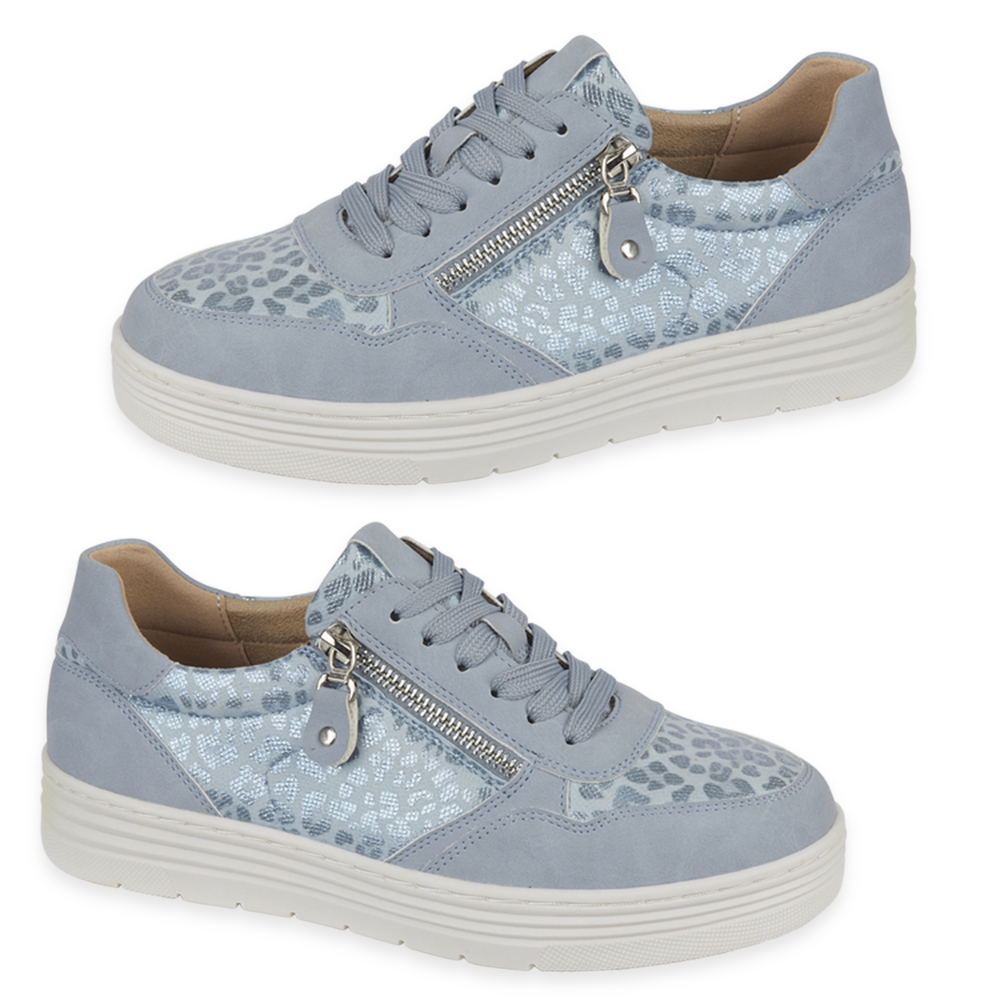 Emma Ladies Osprey Shoe with Memory Foam Sole (Size 5) - Blue_8094694