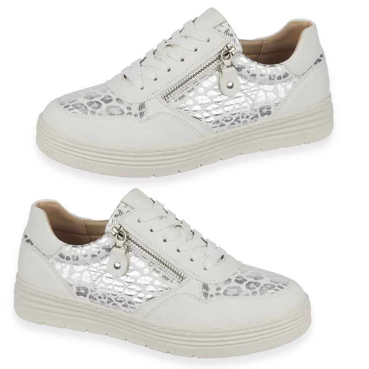 Emma Ladies Osprey Shoe with Memory Foam Sole (Size 8) - White_8094707