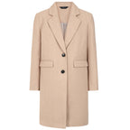 Emreco Single Breasted Revere Collar Coat (Size 14) - Camel_8095613