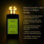 Divine Scents - Laurelle Golden Oud & Bergamot EDP - 100ml