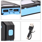 3 in 1 - 10000mAh Solar Power Bank with 5W Wireless Charging and LED Light - Black_8099110_6