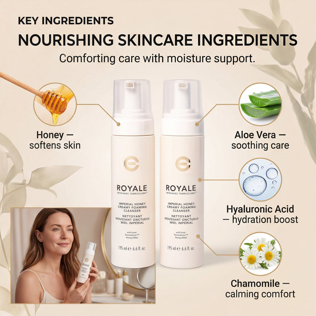 Elizabeth Grant Royale Imperial Honey Creamy Foaming Cleanser Duo - 195ml