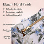 Flower Tote Bag (Size 40x12x34 cm) - Multi Color & White
