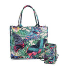 Butterfly Tote Bag (Size 40x12x34 cm) - Multi Color & Multicolor