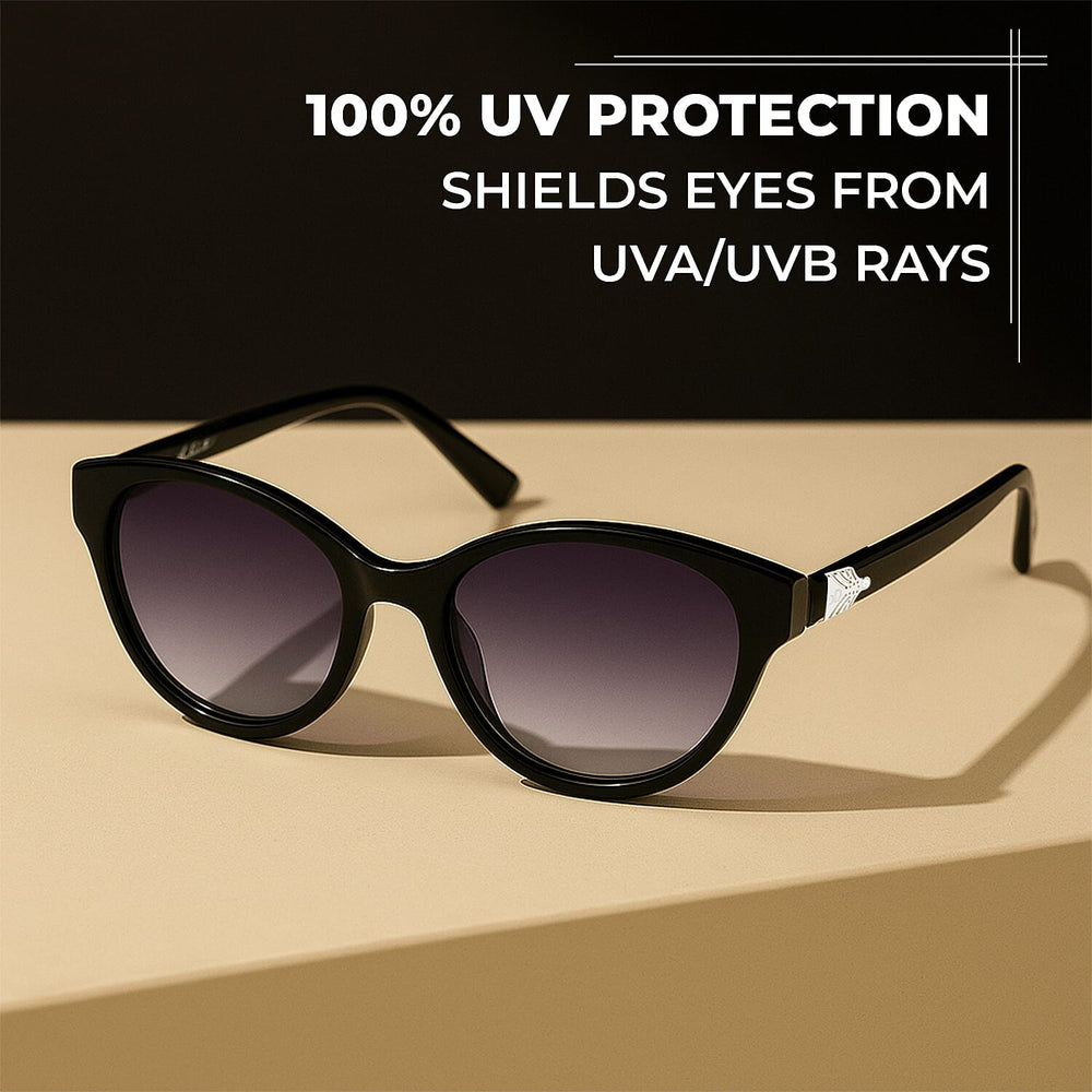 Catherine Denevue Sunglass - Black