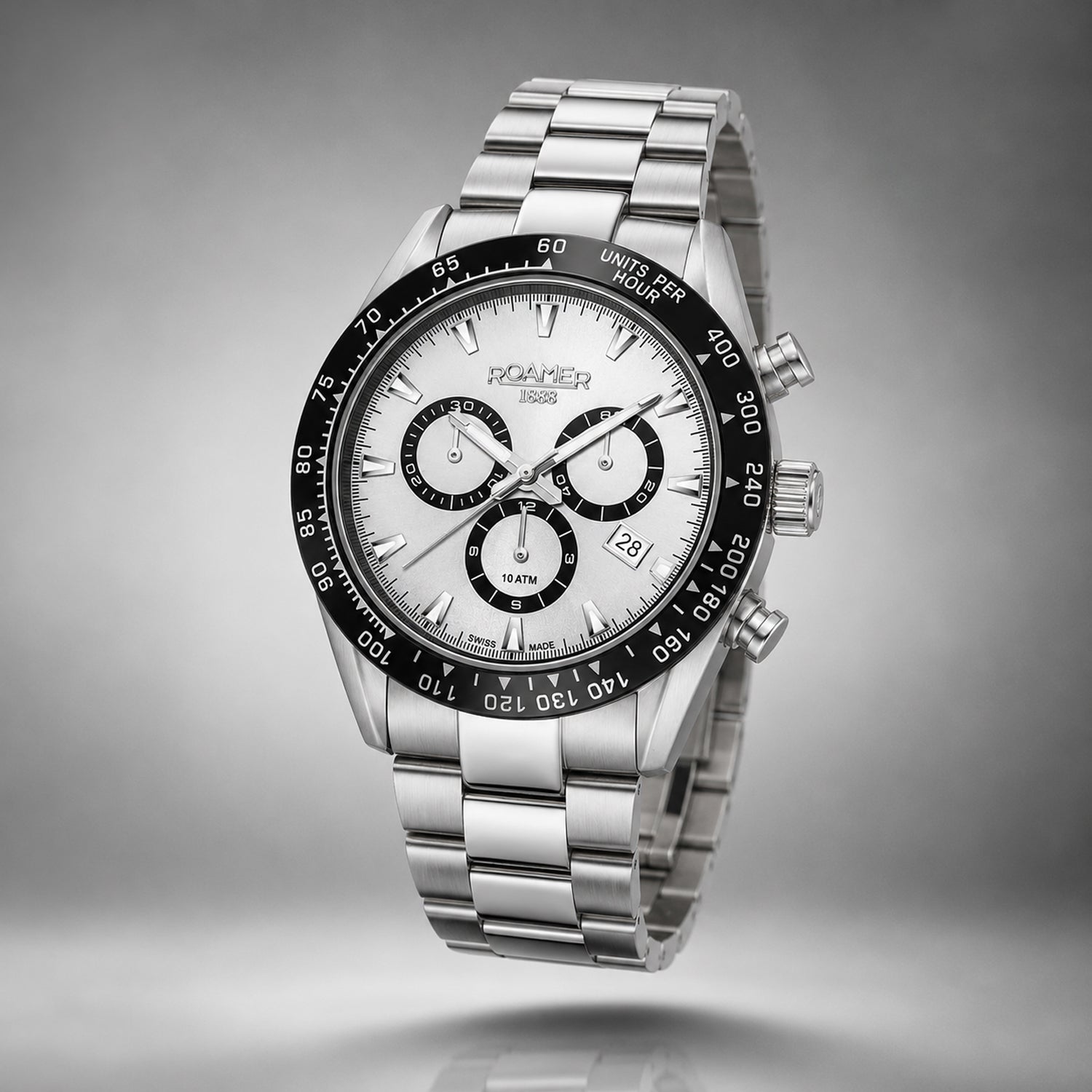 Roamer Swiss Mens Watch in Stainless Steel_8103966
