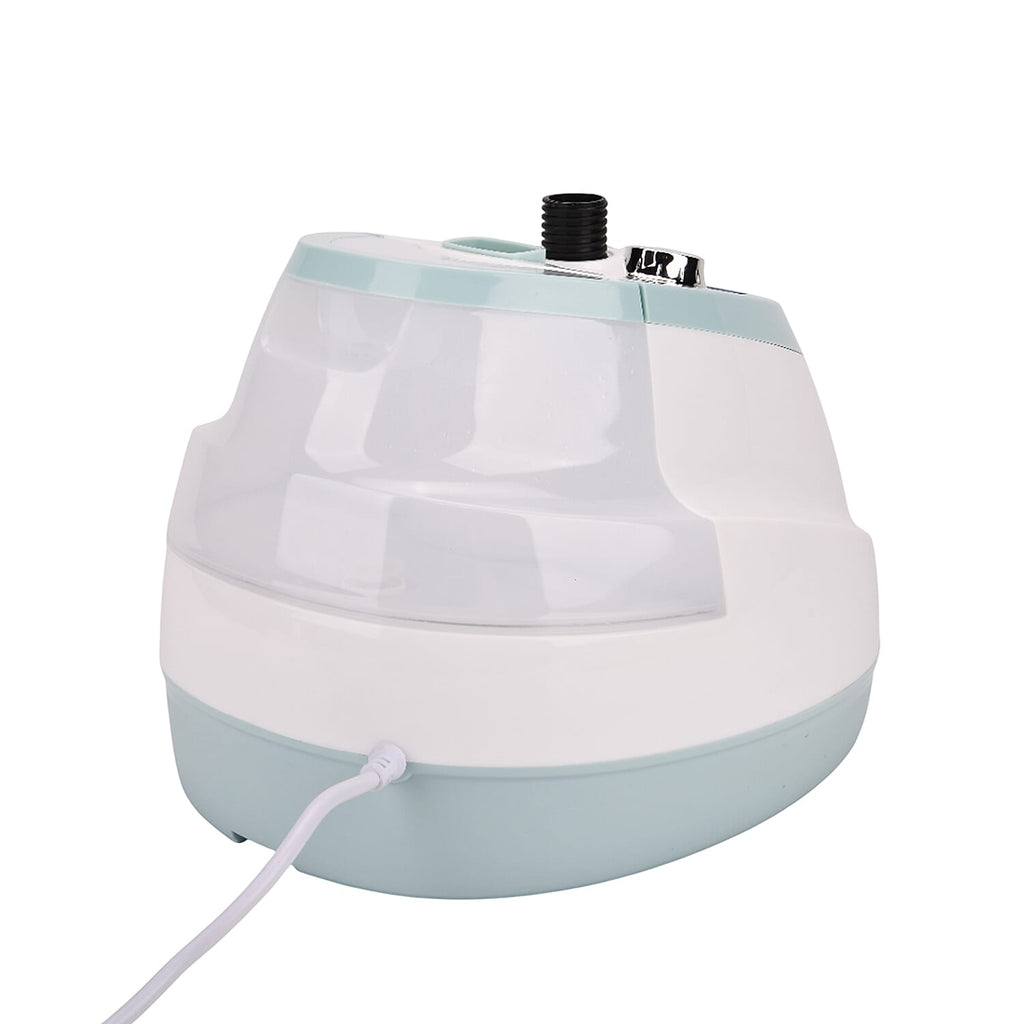 Bliss and Beyond Garment Steamer - 1800W, 1.6L Tank with Ironing Board - Glove - White - Blue