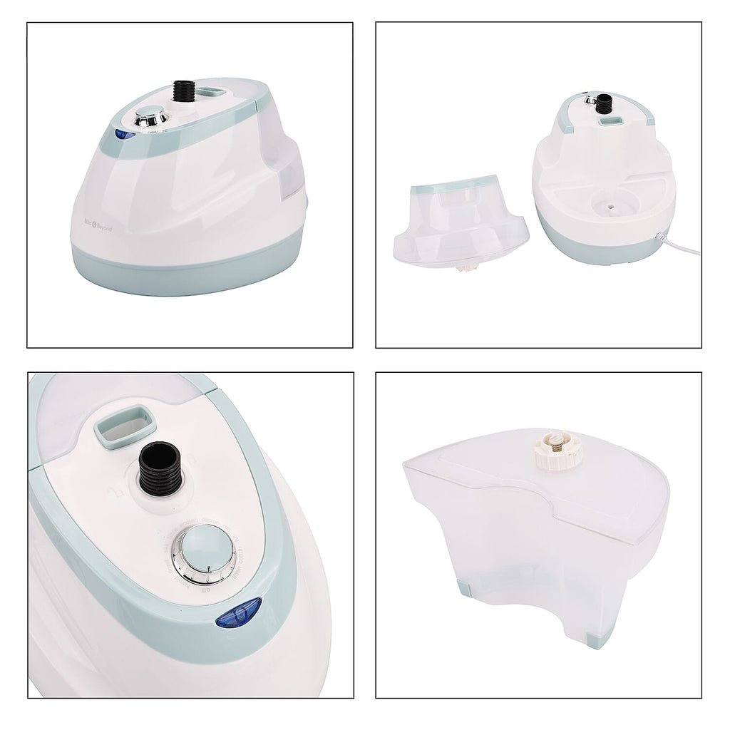Bliss and Beyond Garment Steamer - 1800W, 1.6L Tank with Ironing Board - Glove - White - Blue