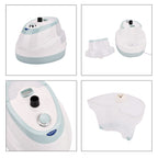 Bliss and Beyond Garment Steamer - 1800W, 1.6L Tank with Ironing Board - Glove - White - Blue