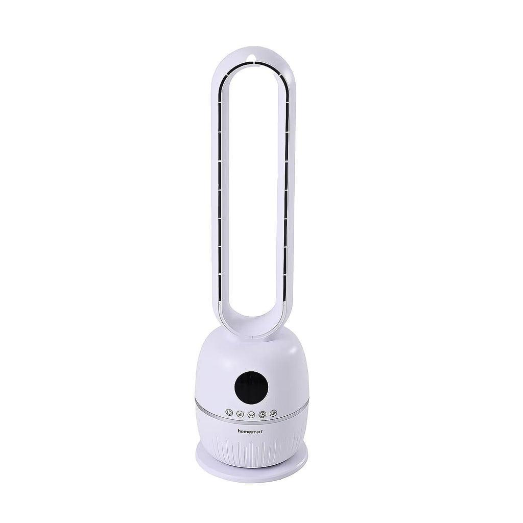 LAST OF STOCK- Homesmart Bladeless Energy Efficient (60W) Tower Fan With Remote Control- 12-Hr Timer, 3 Wind Speeds, 60 Degree Oscillation For Wide Air Distribution & 3 Wind Modes
