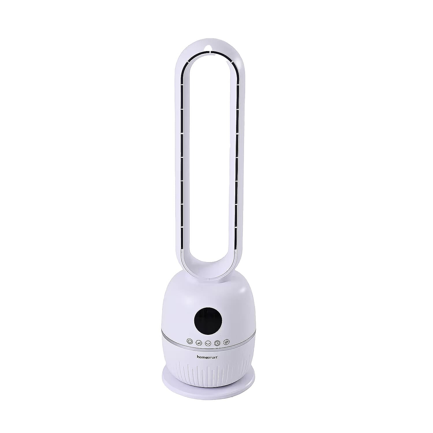 LAST OF STOCK- Homesmart Bladeless Energy Efficient (60W) Tower Fan With Remote Control- 12-Hr Timer, 3 Wind Speeds, 60 Degree Oscillation For Wide Air Distribution & 3 Wind Modes