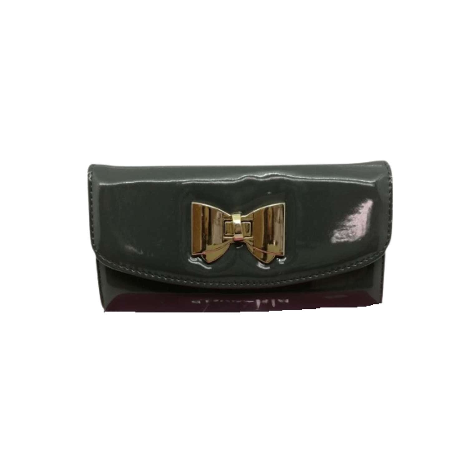 Designer Inspired Women Wallet with Gift Box - Navy