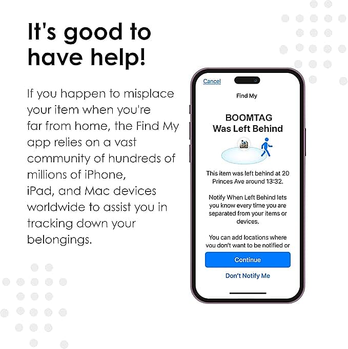 Smart Tag (Work with Apple Find My) White