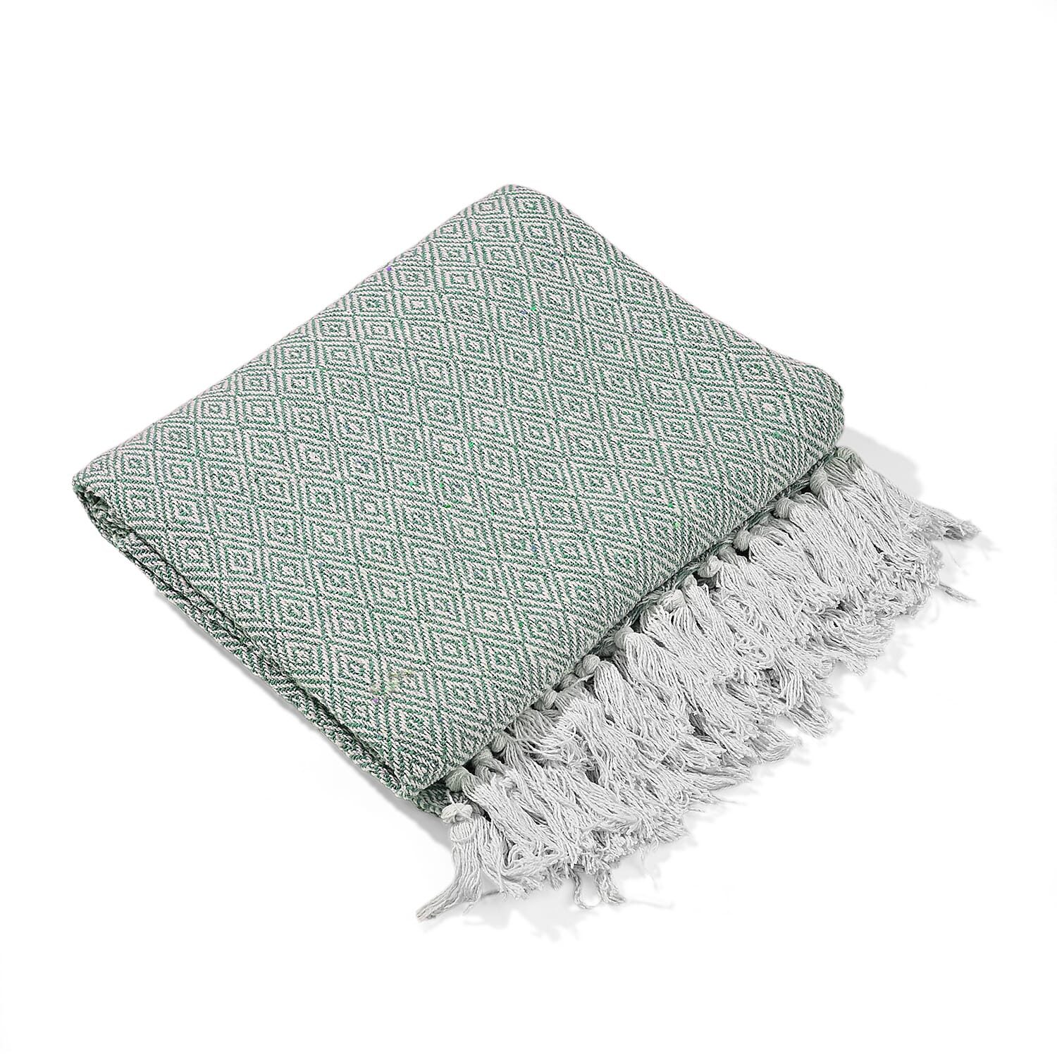 Hush Haven Pure Cotton Chevron Throw Blanket