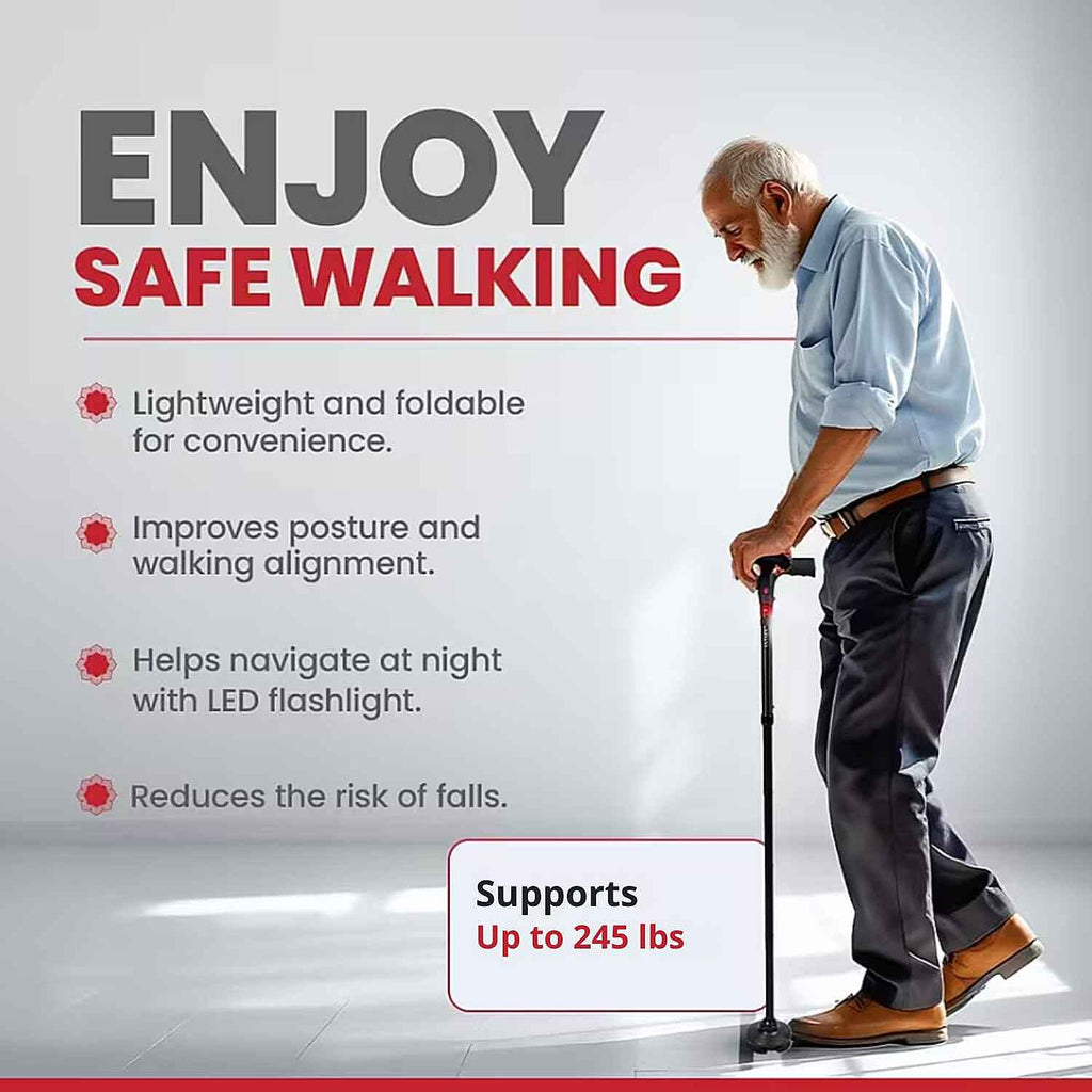 Your Perfect Companion for Safer Walking | Smart Walking Cane
